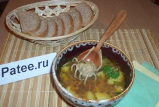 Суп "осьминожка"