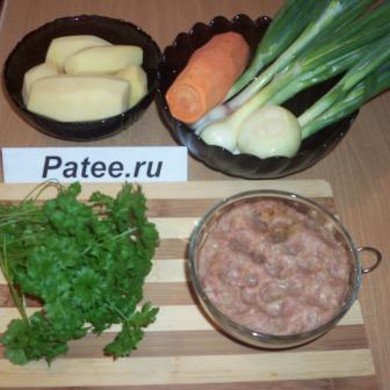 Суп "осьминожка" - Шаг 1