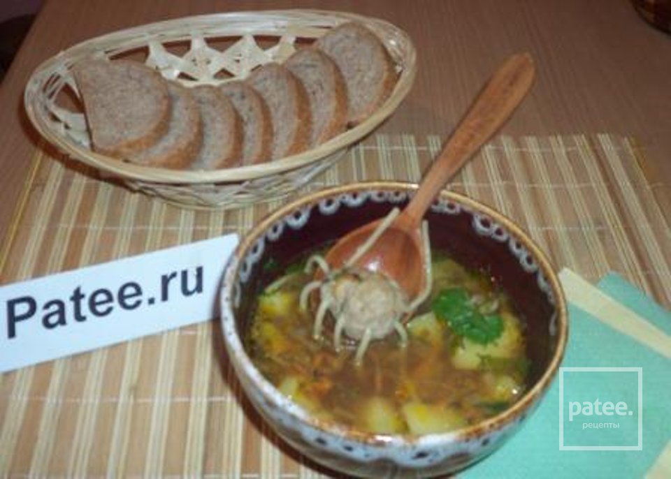 Суп "осьминожка" - Шаг 5