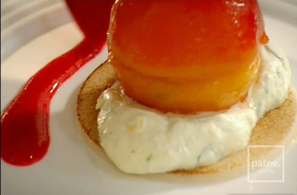 Печеные персики с лимонным кремом - Шаг 10