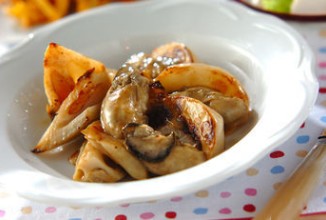 Устрицы с гарниром