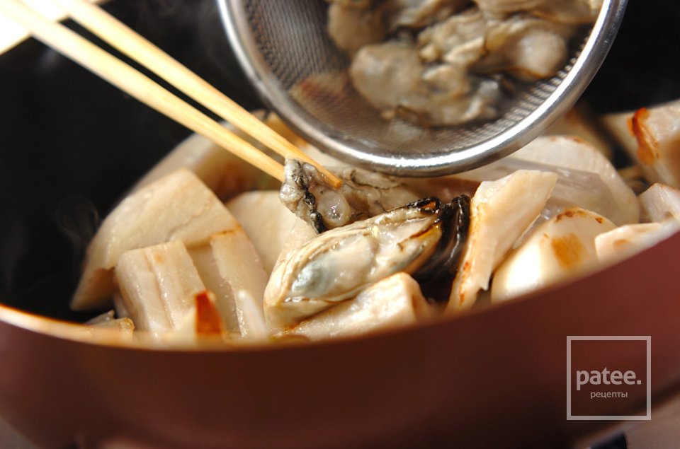 Устрицы с гарниром - Шаг 3