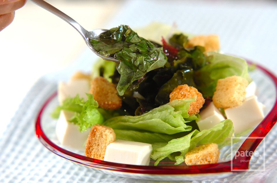 Салат из тофу с базиликом - Шаг 2