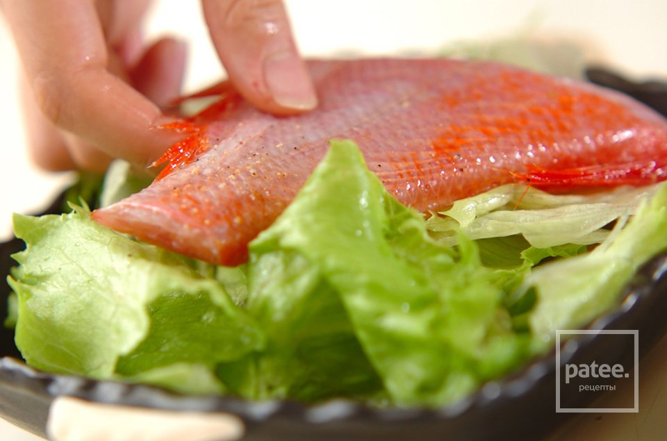 Морской окунь на пару - Шаг 2