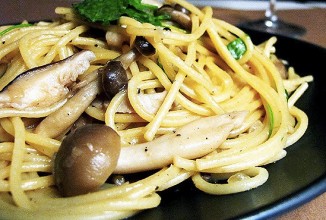 Японская Паста с Грибами