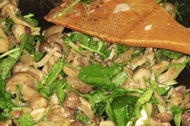 Японская Паста с Грибами - приготовление