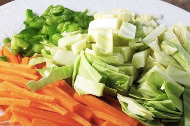 Утренний омлет - приготовление