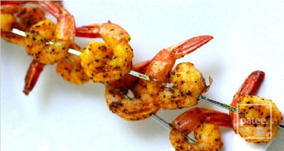 Полента с хрустящим горошком и жареными креветками - Шаг 4