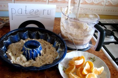 Шоколадный кекс с апельсинами - приготовление