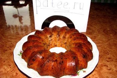 Шоколадный кекс с апельсинами - приготовление