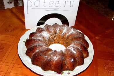 Шоколадный кекс с апельсинами - приготовление