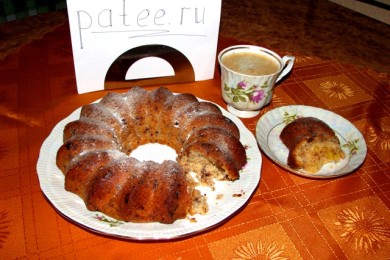 Шоколадный кекс с апельсинами - приготовление