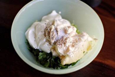 Крылышки в апельсиновой глазури  с соусом из кинзы - приготовление