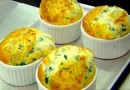 Суфле из шпината и козьего сыра