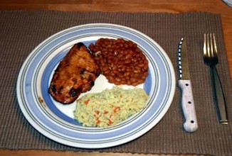 Курица в медовом маринаде на гриле