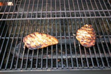 Курица в медовом маринаде на гриле - приготовление