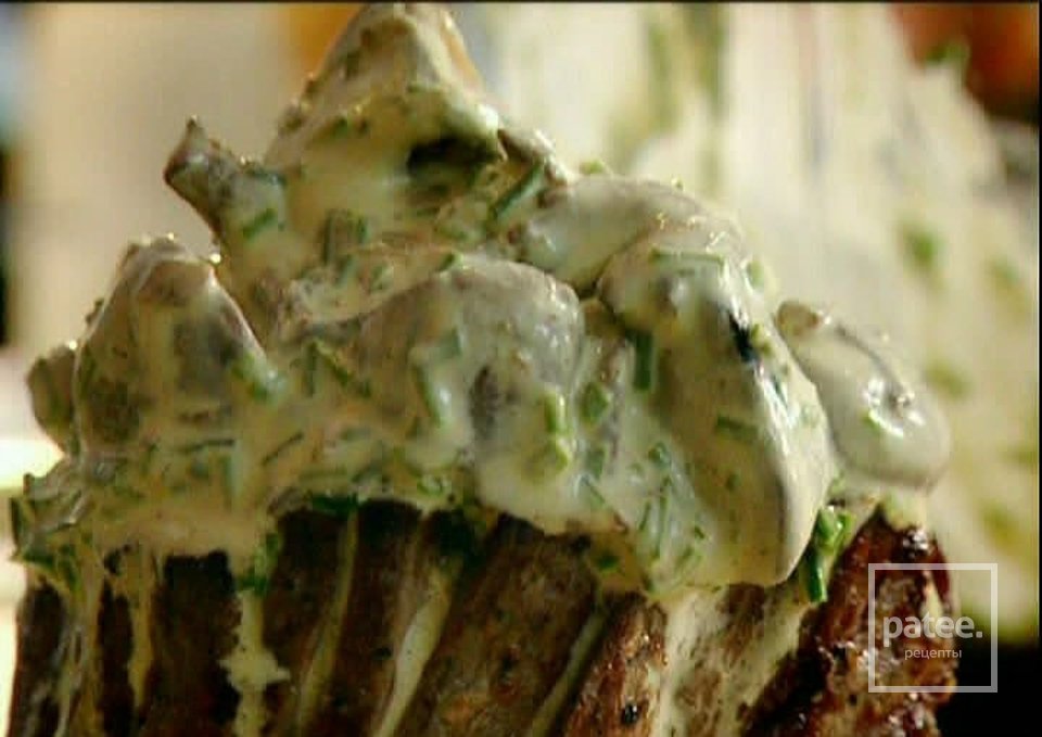 Говядина с запечеными грибами - Шаг 9