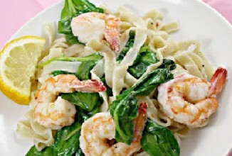 Паста с креветками