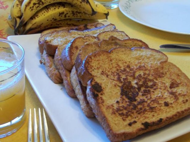 Французские банановые тосты
