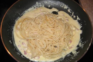 Спагетти Карбонара - приготовление