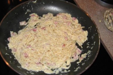 Спагетти Карбонара - приготовление