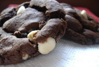 Домашнее печенье с двойным шоколадом