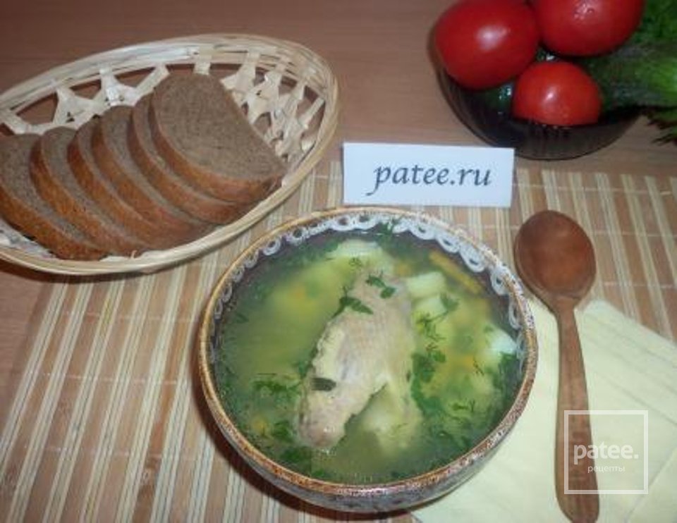 Фасолевый суп с крылышками - Шаг 5