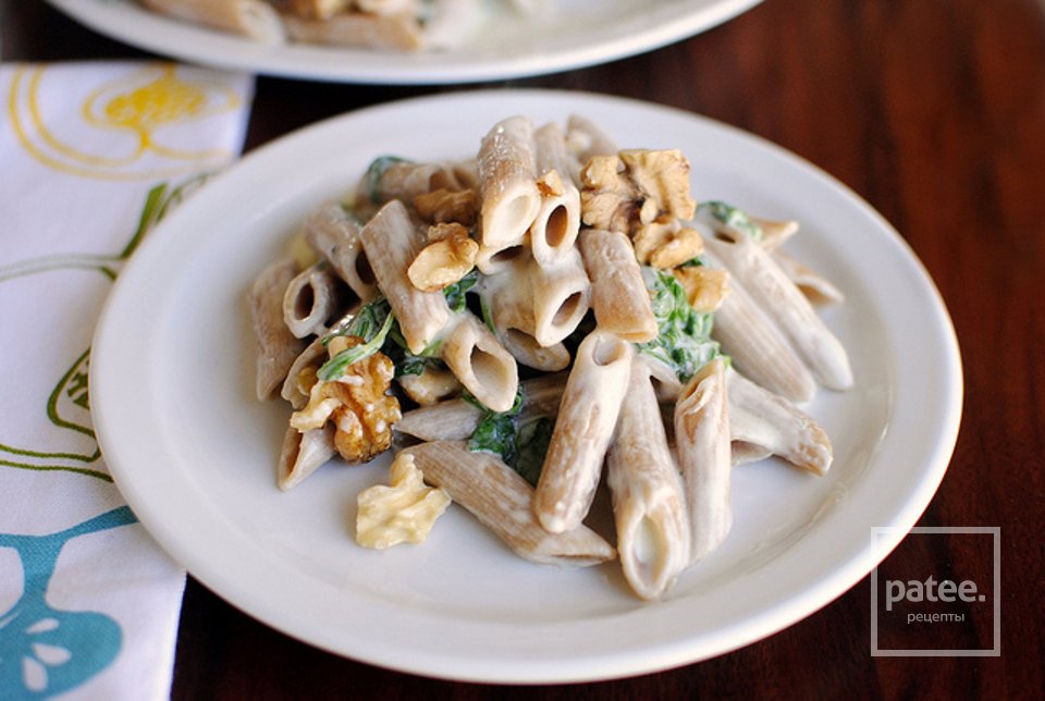 Макароны пенне  в сливочно-сырном соусе - Шаг 9