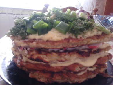 Рецепт кабачковый тортик от моей мамы