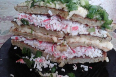 кабачковый тортик от моей мамы - приготовление