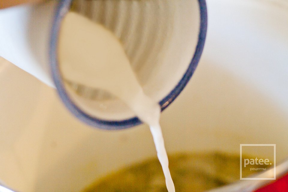 Суп со шпинатом, лимоном и макаронами орзо - Шаг 8