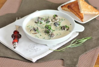 Улитки в сливочном соусе с Бренди