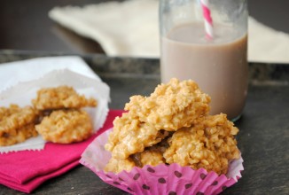 Карамельное овсяное печенье