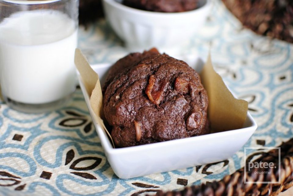 Домашнее шоколадное печенье с беконом. - Шаг 8