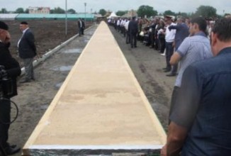 В Ингушетии приготовили 100-метровую халву
