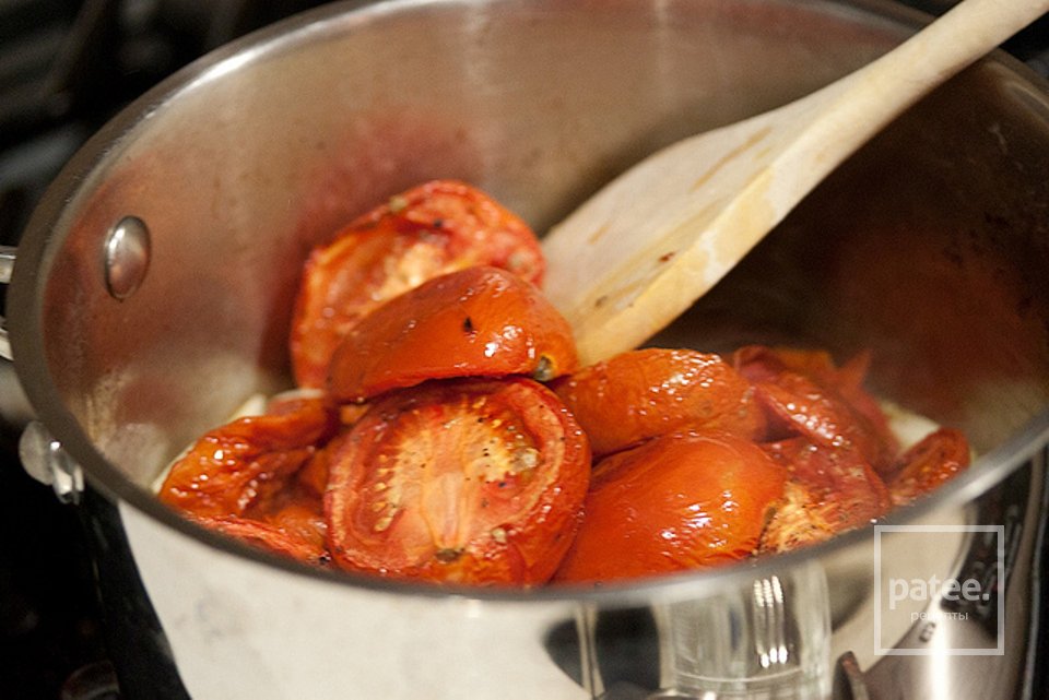 Томатный суп с чесночными гренками - Шаг 10