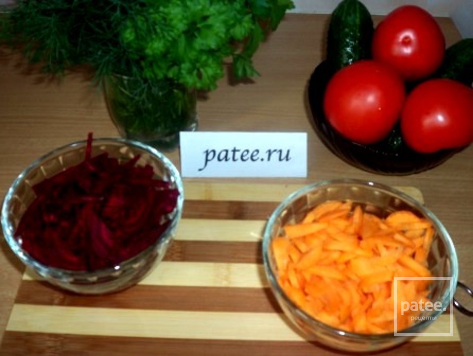 Борщ вегетарианский - Шаг 2
