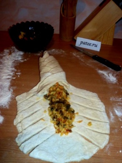 Кулебяка Крокодил - Шаг 7