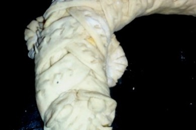 Кулебяка Крокодил - приготовление