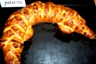 Кулебяка Крокодил - приготовление