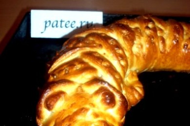 Кулебяка Крокодил - приготовление