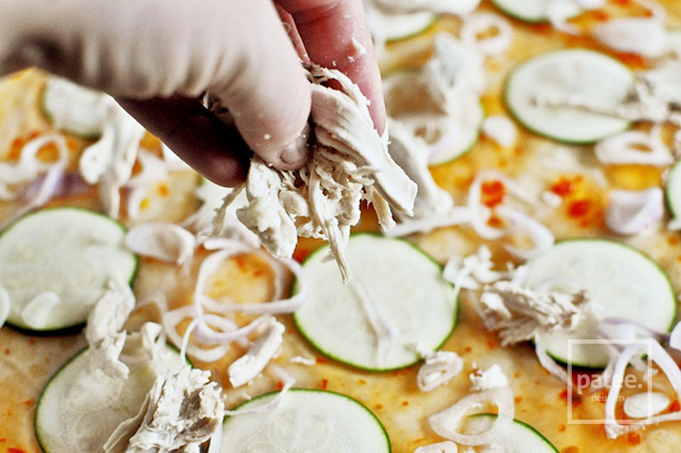 Пицца с курицей по-тайски - Шаг 5