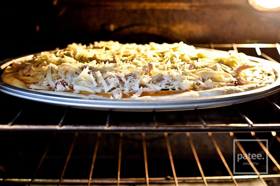 Пицца с курицей по-тайски - Шаг 8