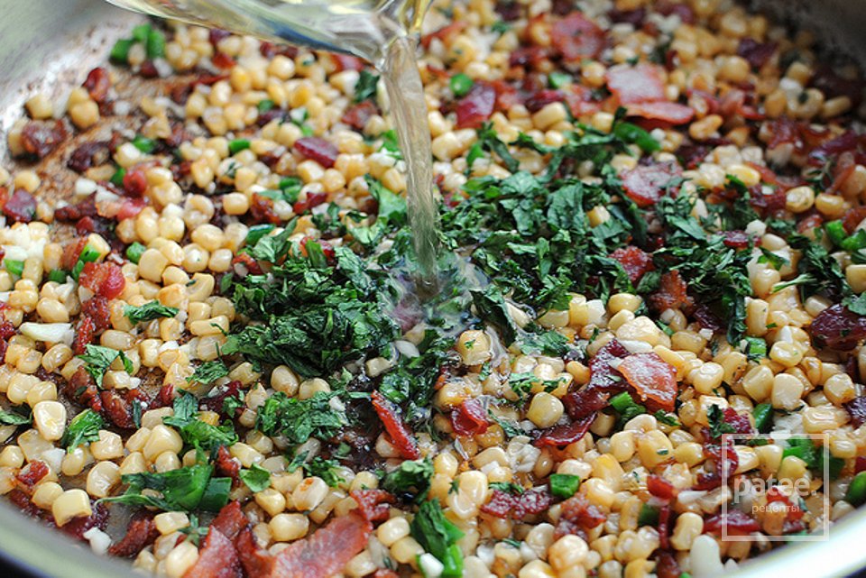 Паста Карбонара с кукурузой и чили - Шаг 3