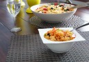 Салат с вялеными помидорами и макаронами