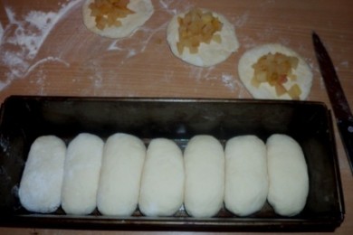 Пирожки с яблоками - приготовление