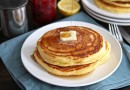 Лимонные блинчики из кукурузной муки