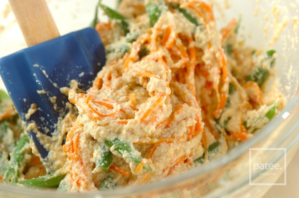 Салат из зеленой фасоли с морковью - Шаг 3