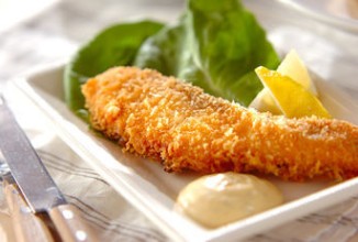 Лосось с сыром в панировке