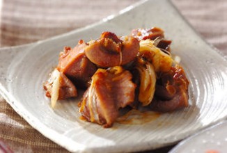 Печень трески обжаренная с луком